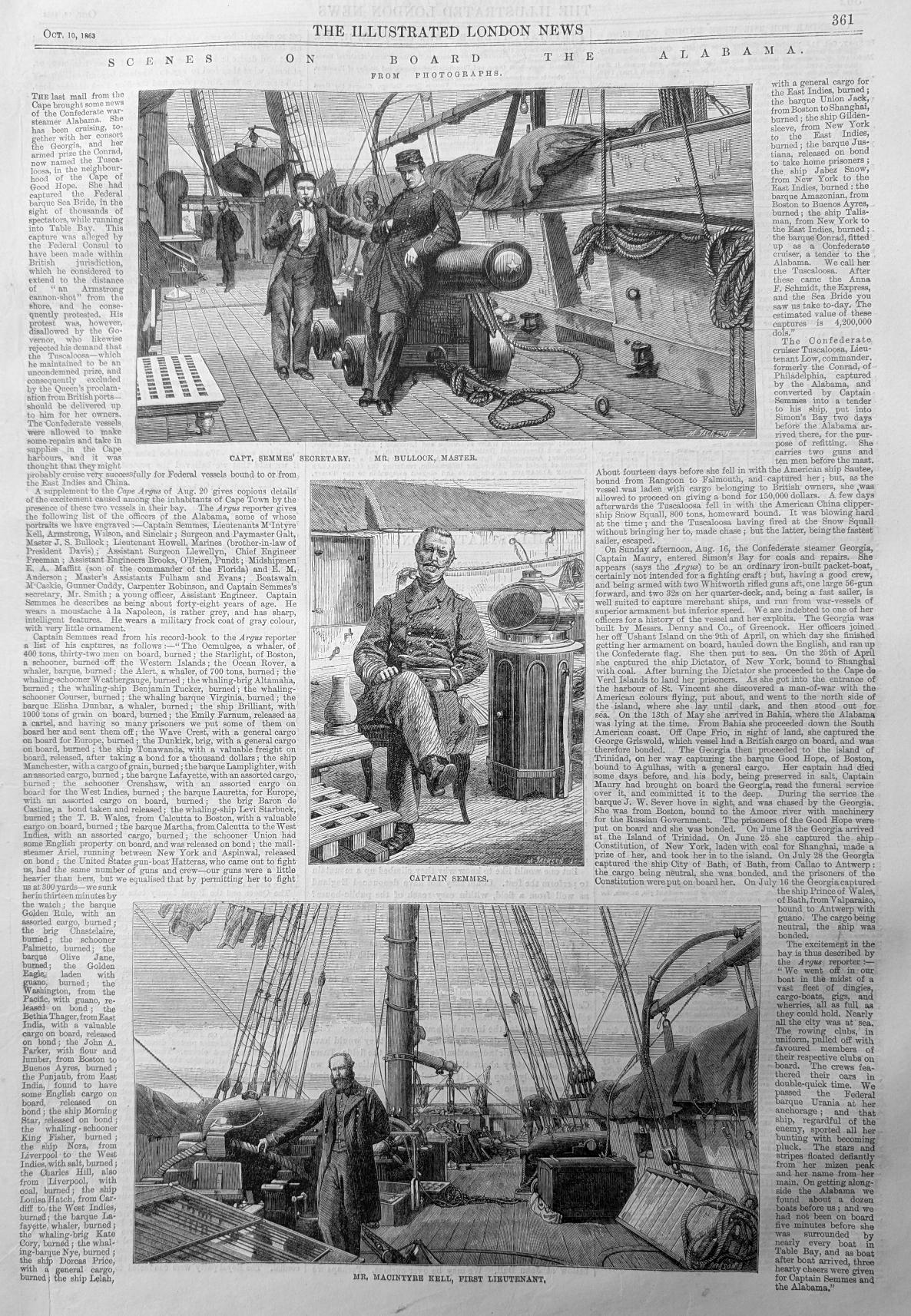 On board the Alabama